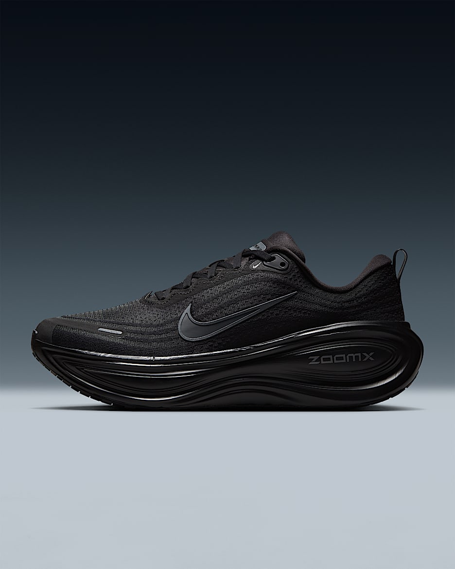 Nike Vomero Plus Men's Road Running Shoes - Black/Metallic Dark Grey/Cool Grey/Dark Smoke Grey