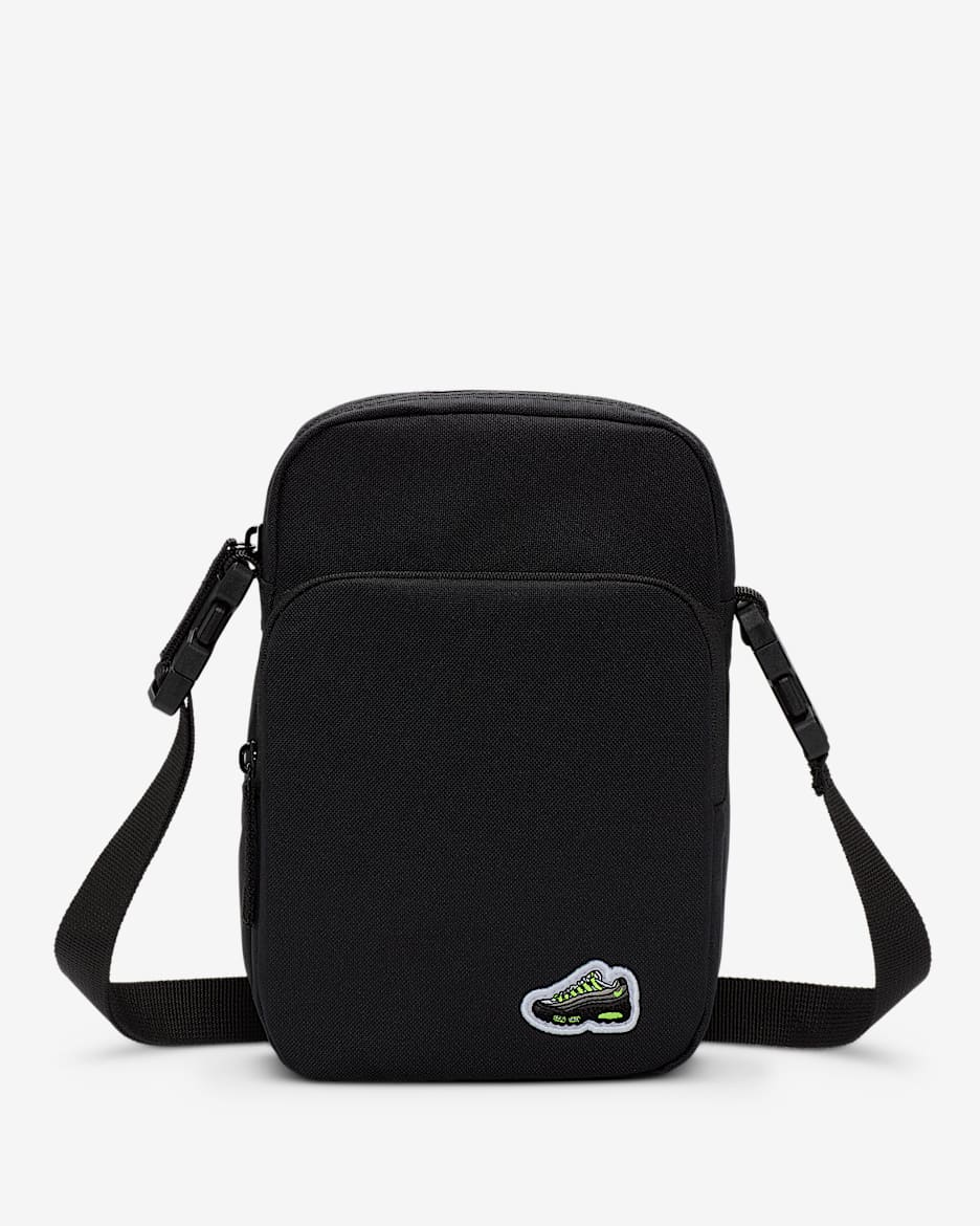 Borsa a tracolla Nike Air Max 95 Heritage (4 l) - Nero/Nero/Bianco