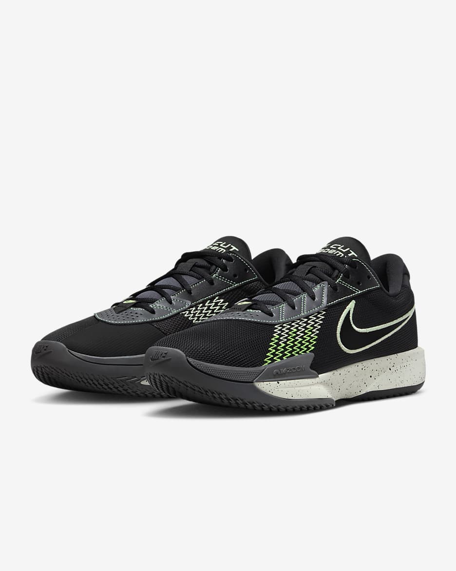 Παπούτσια μπάσκετ Nike G.T. Cut Academy - Μαύρο/Anthracite/Green Strike/Barely Volt