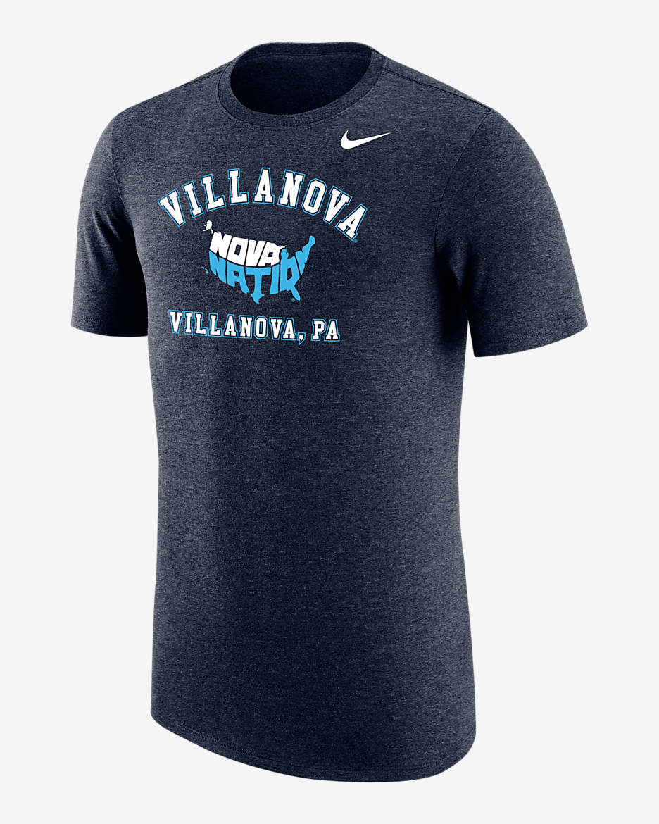 Playera Nike College para hombre Villanova - Azul marino