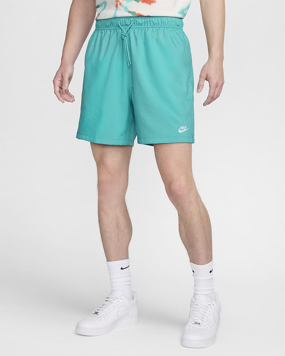 Nike Club Men's Woven Flow Shorts - Dusty Cactus/White