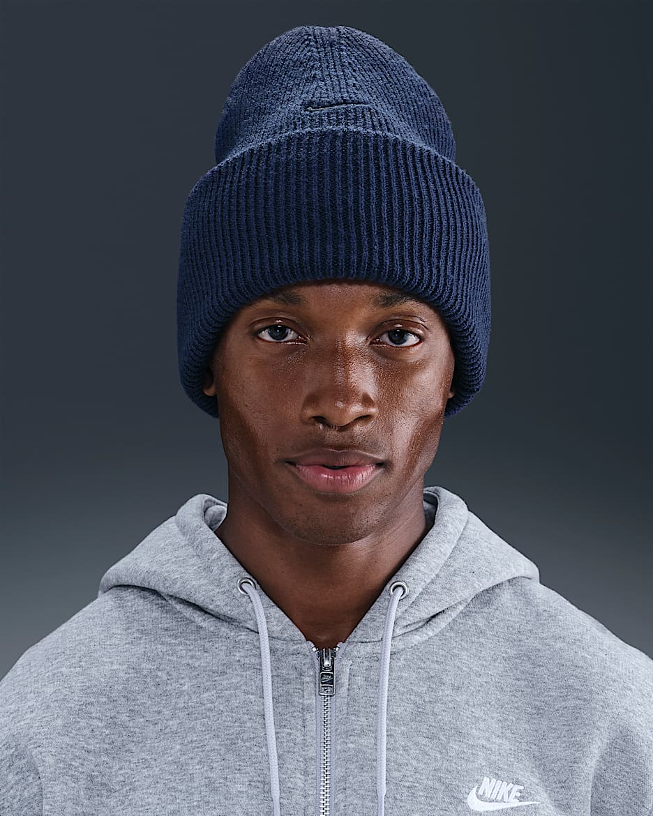 Nike Peak Premium Beanie - Midnight Navy/Midnight Navy