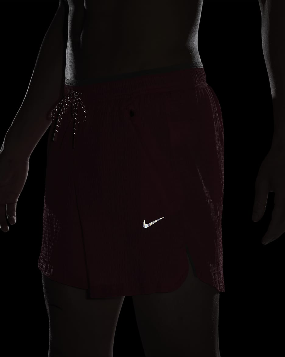 Nike Stride Running Division Men's Dri-FIT 5" Brief-Lined Running Shorts - Aster Pink/Dark Stucco