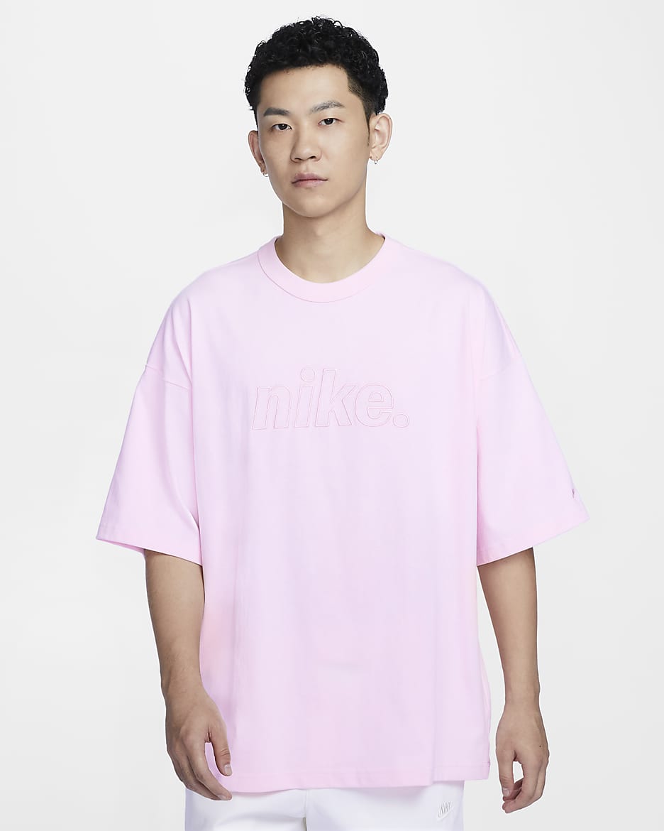 Nike Sportswear Premium Men's T-Shirt - Pink Foam