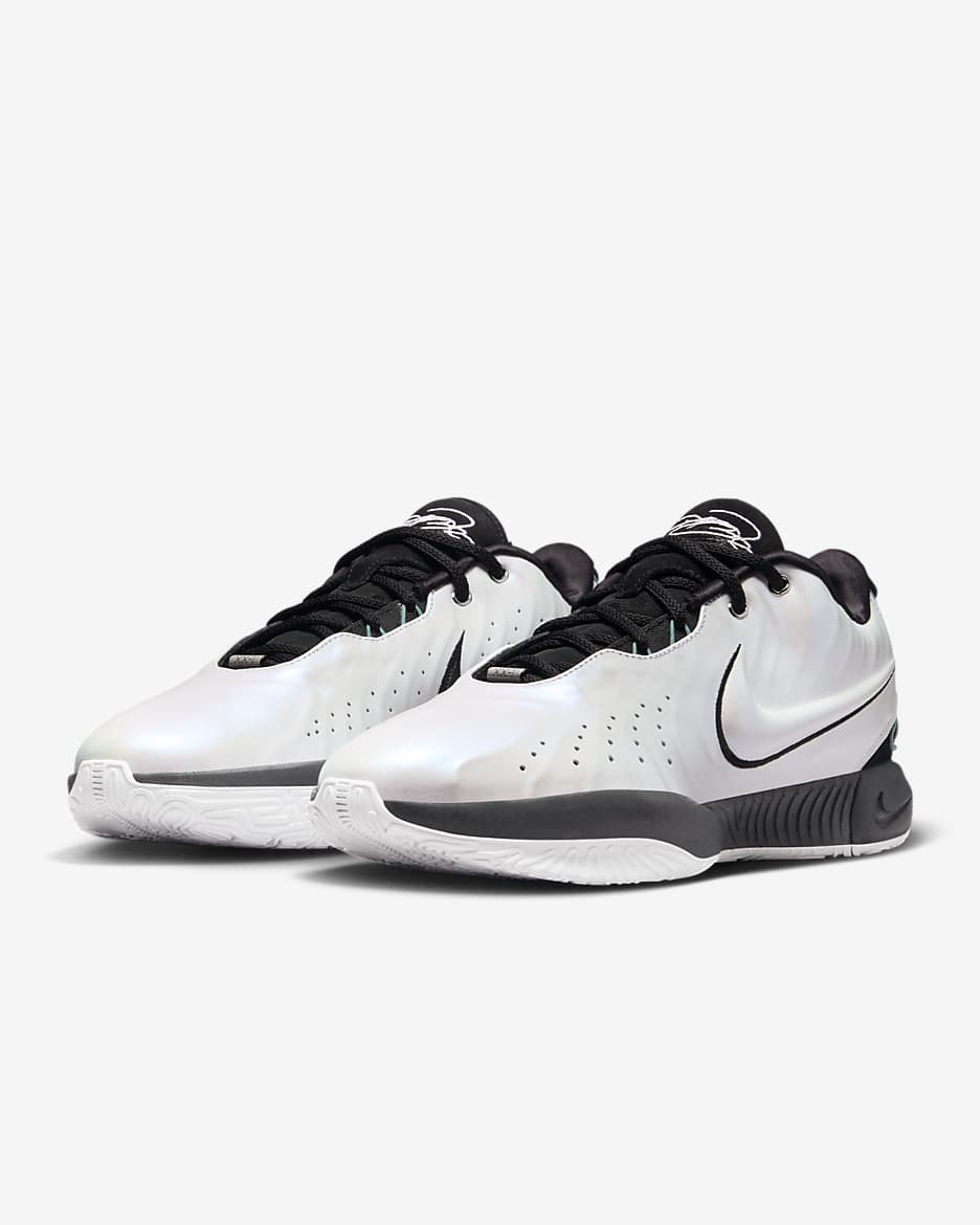 LeBron XXI "Conchiolin" Basketball Shoes - White/Bicoastal/Photon Dust/Black