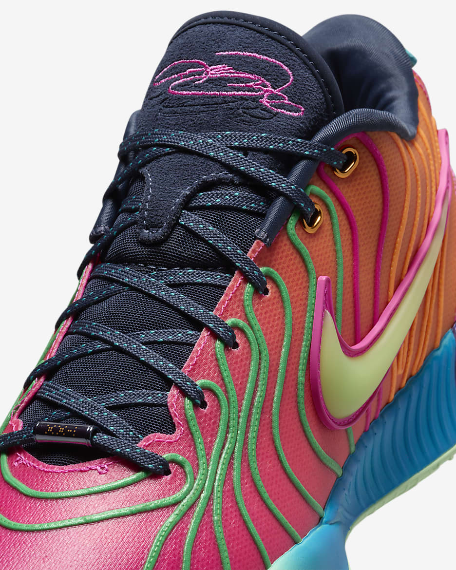 LeBron XXI EP Basketball Shoes - Photo Blue/Vapour Green/Laser Orange/Laser Fuchsia