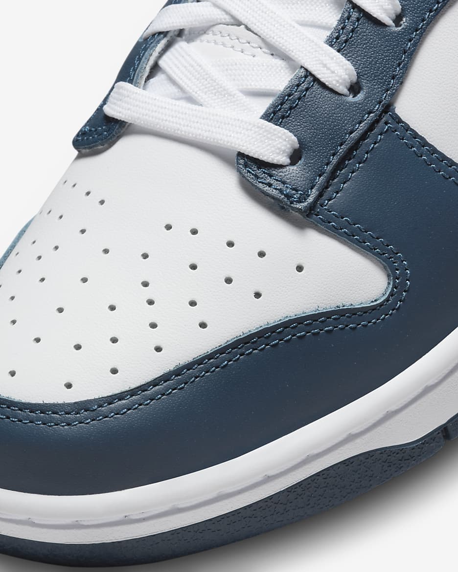 Chaussure Nike Dunk Low Retro pour Homme - Valerian Blue/Blanc/University Red/Valerian Blue