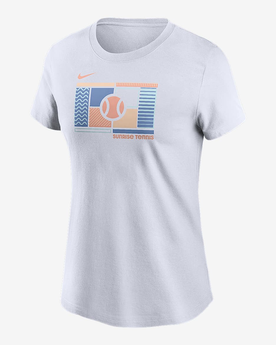 Nike Women's Tennis Short-Sleeve T-Shirt - White