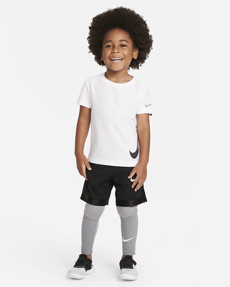 Nike Pro Toddler Tights - Carbon Heather