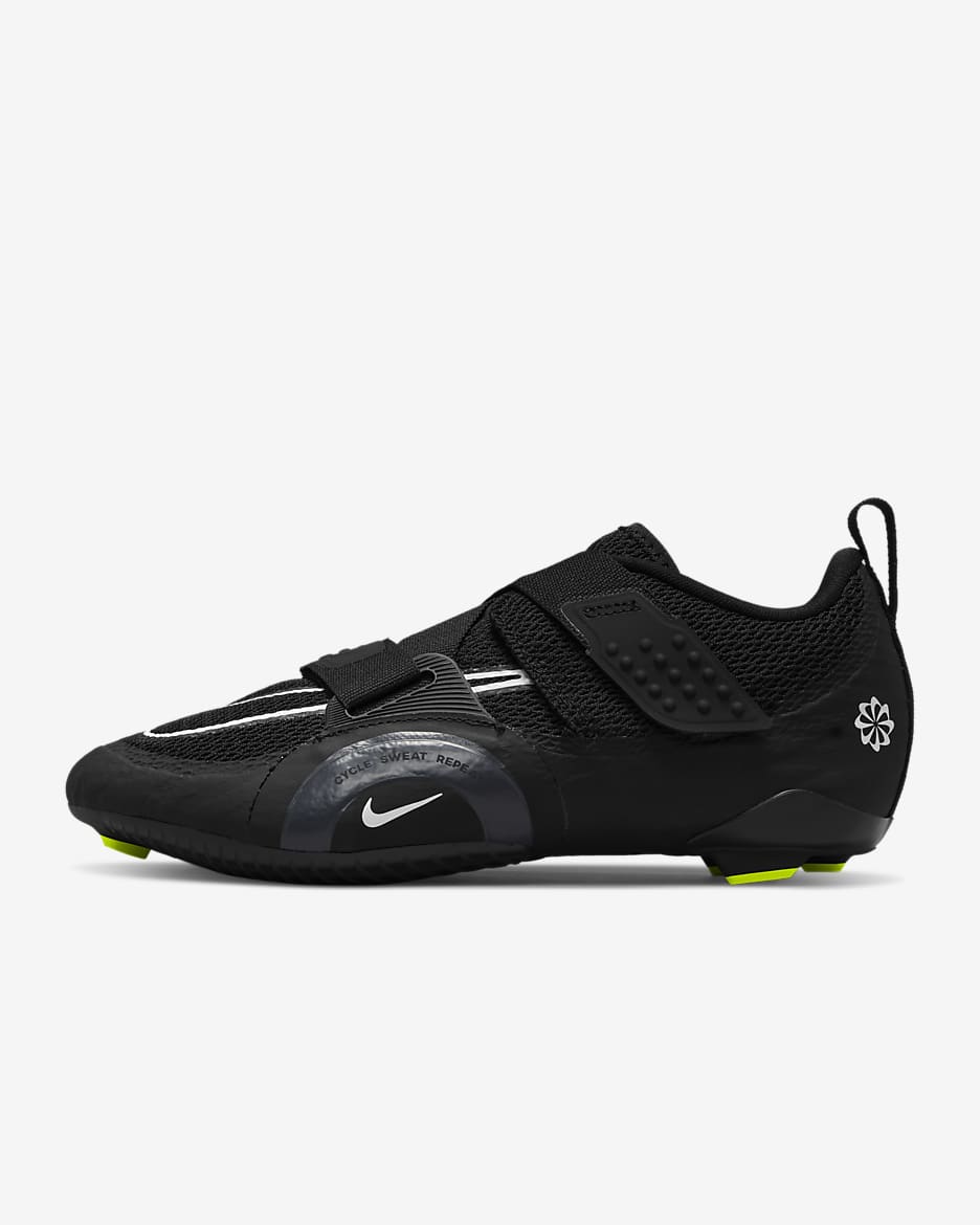 Nike SuperRep Cycle 2 Next Nature Women's Cycling Shoes - Black/Volt/Anthracite/White