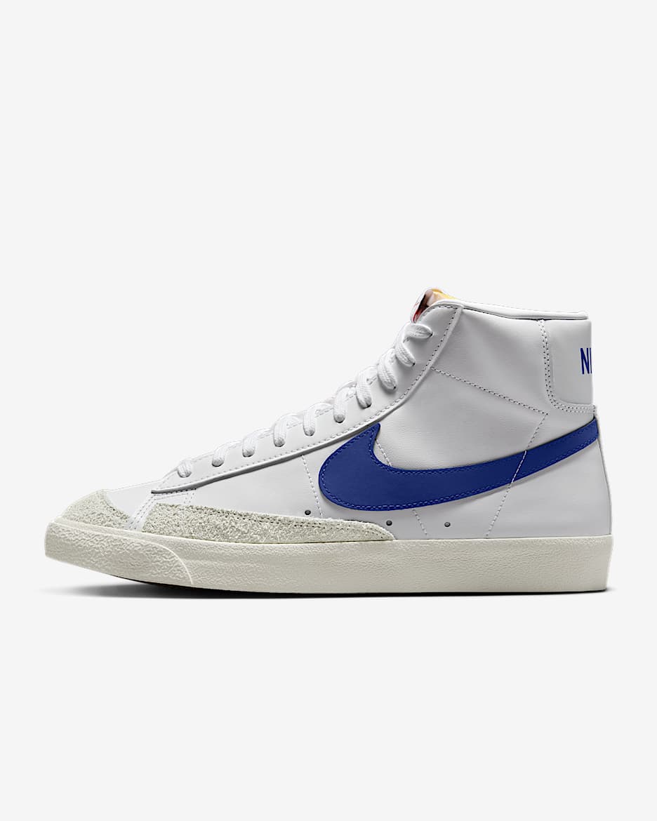 Nike Blazer Mid '77 Vintage Men's Shoes - White/Summit White/Sail/Deep Royal Blue