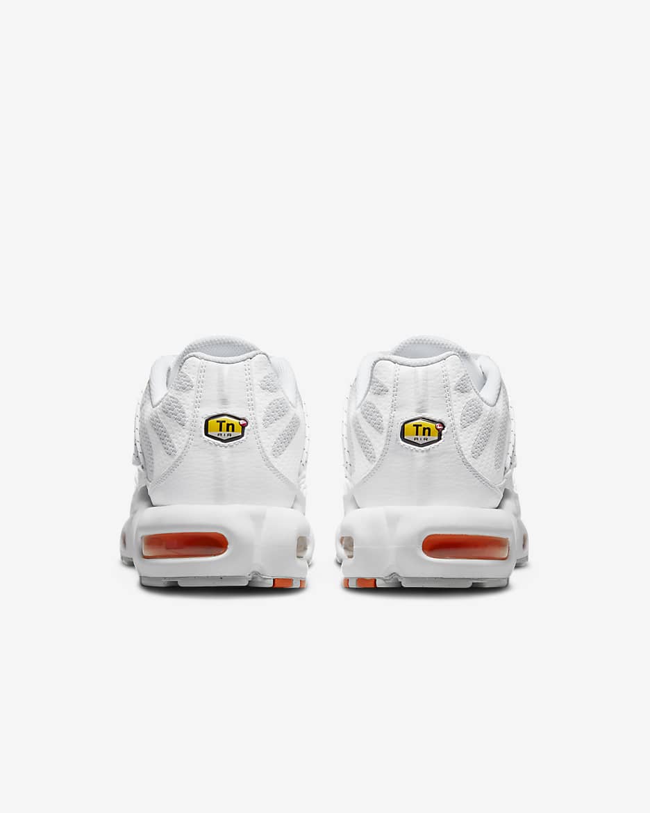 Chaussure Nike Air Max Plus Utility pour homme - Blanc/Safety Orange/Pure Platinum