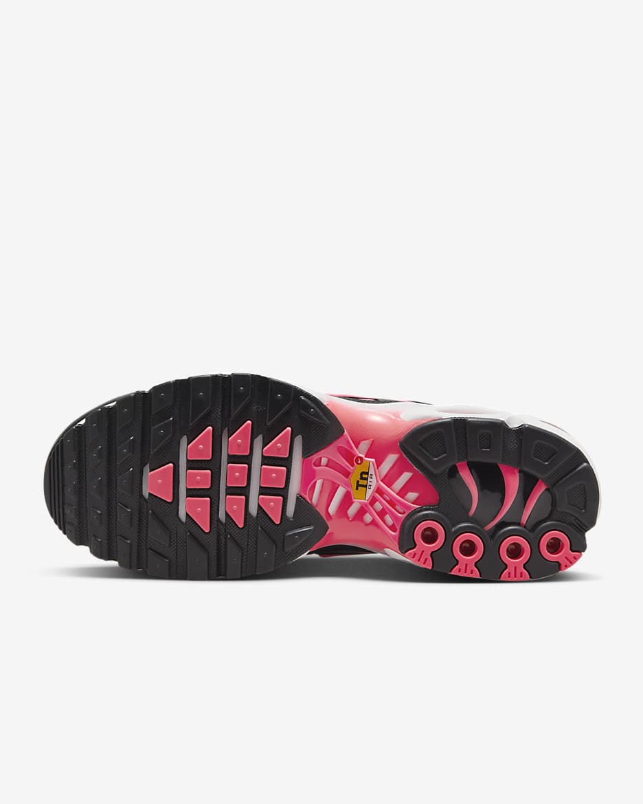 Calzado para mujer Nike Air Max Plus - Negro/Blanco/Ponche cálido