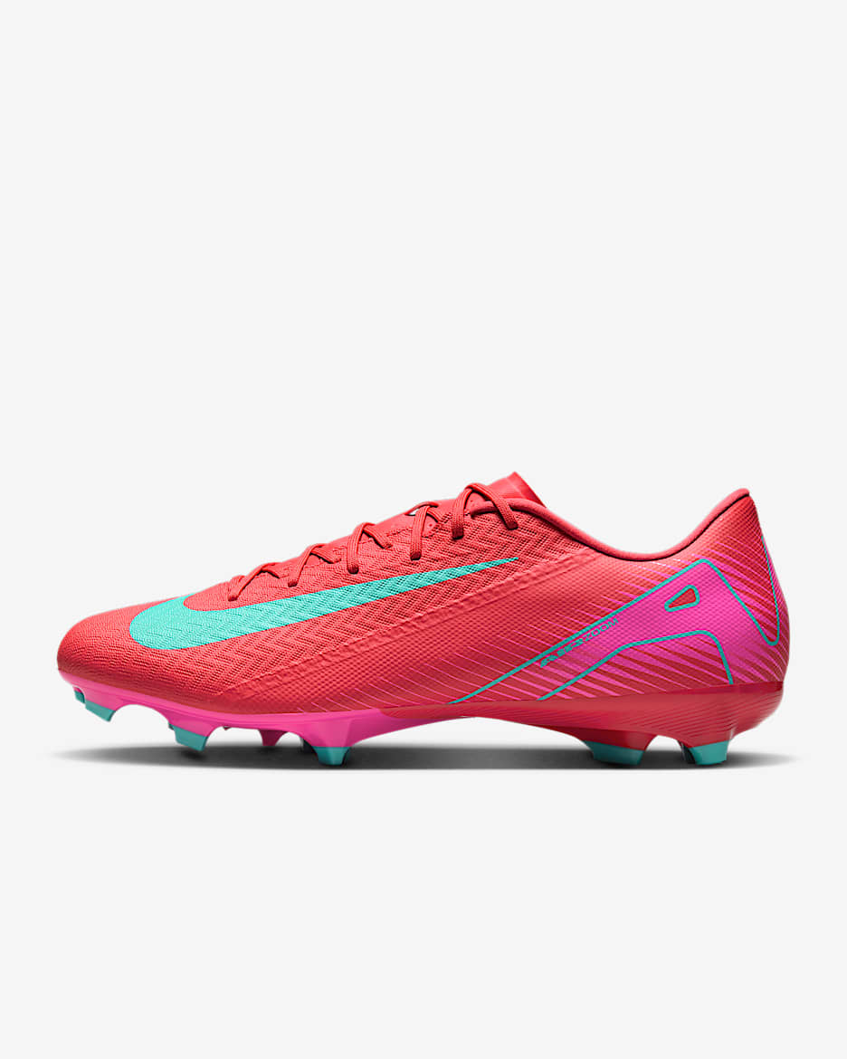 Nike Mercurial Vapor 16 Academy MG Low-Top Football Boot - Ember Glow/Aurora Green