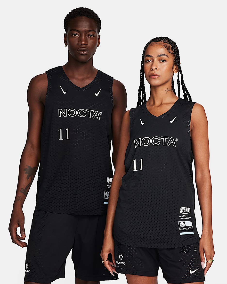 NOCTA Men's Dri-FIT Jersey - Black/White