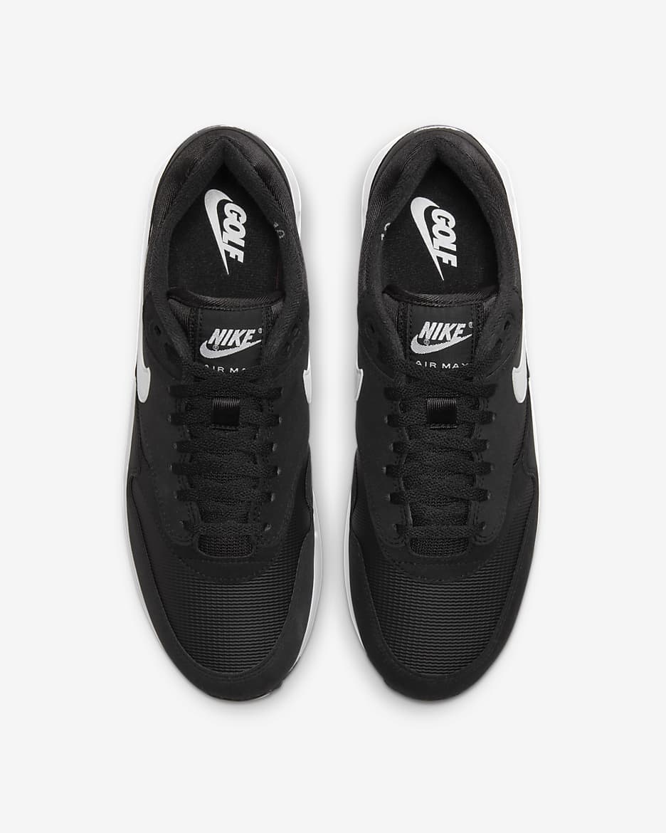 Chaussure de golf Nike Air Max 1 '86 OG G pour homme - Noir/Blanc