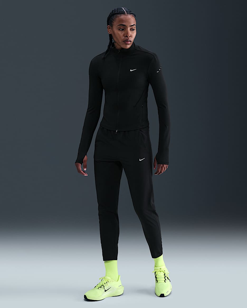 Nike Tempo Women's Dri-FIT Mid-Rise 7/8 Running Trousers - Black