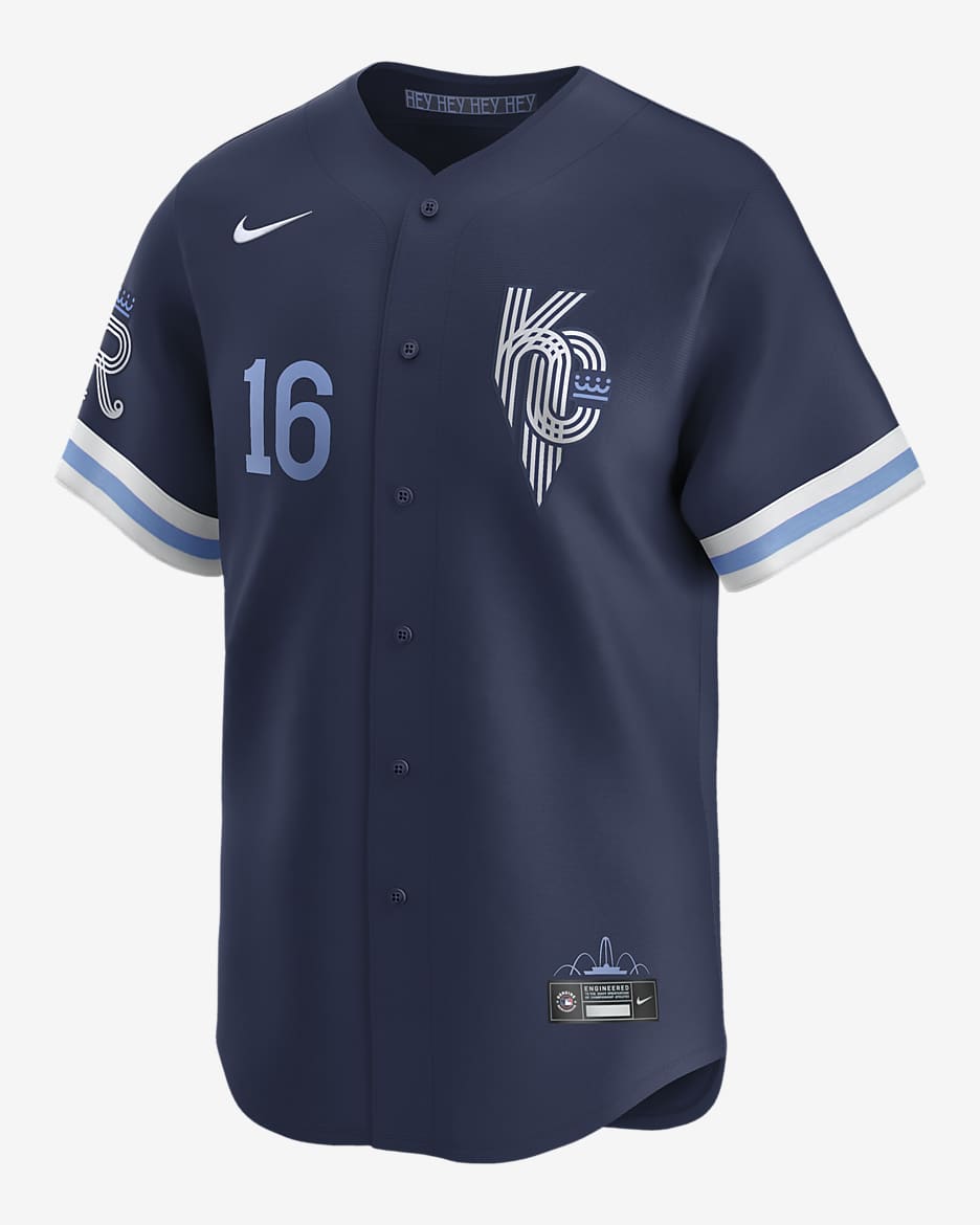 Jersey Nike Dri-FIT ADV de la MLB Limited para hombre Bo Jackson Kansas City Royals City Connect - Azul marino