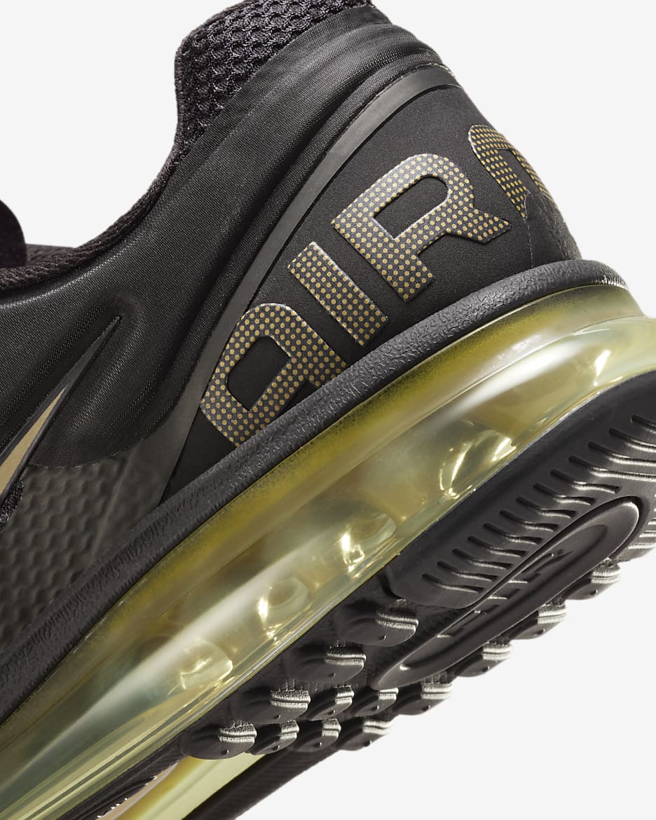 Nike Air Max 2013 Men's Shoes - Black/Flat Gold/Metallic Gold