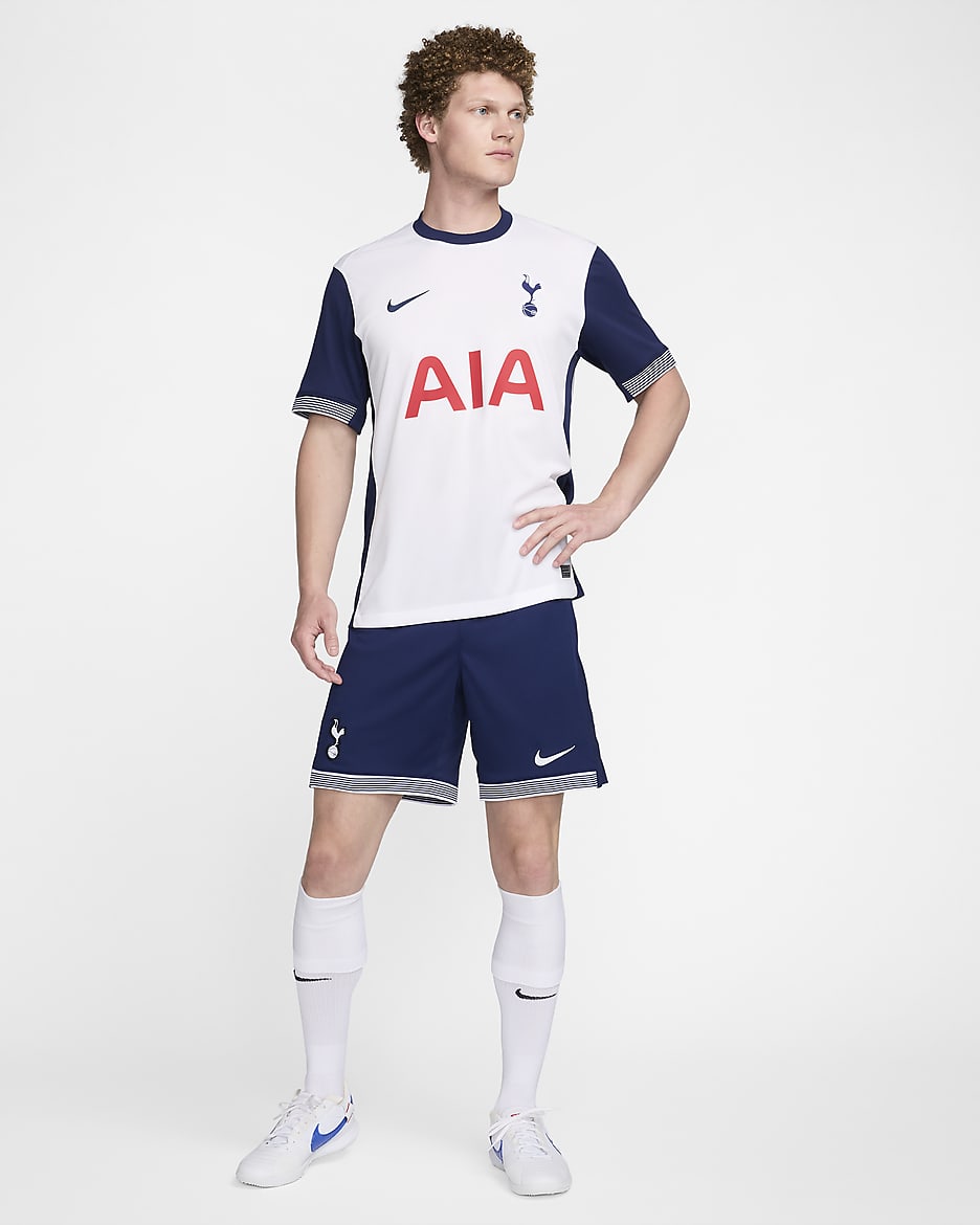 Short de foot replica Nike Dri-FIT Tottenham Hotspur 2024 Stadium Domicile pour homme - Binary Blue/Blanc