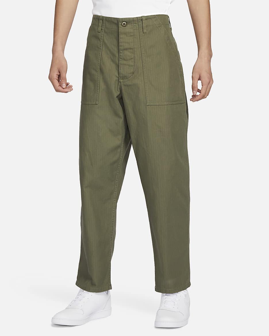 Nike Life Men's Fatigue Pants - Medium Olive/Medium Olive