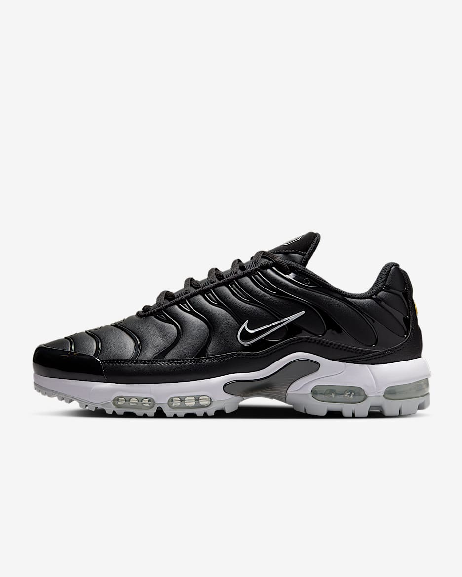 Chaussure de golf Nike Air Max Plus G - Noir/Gold/Salsa Red/Blanc
