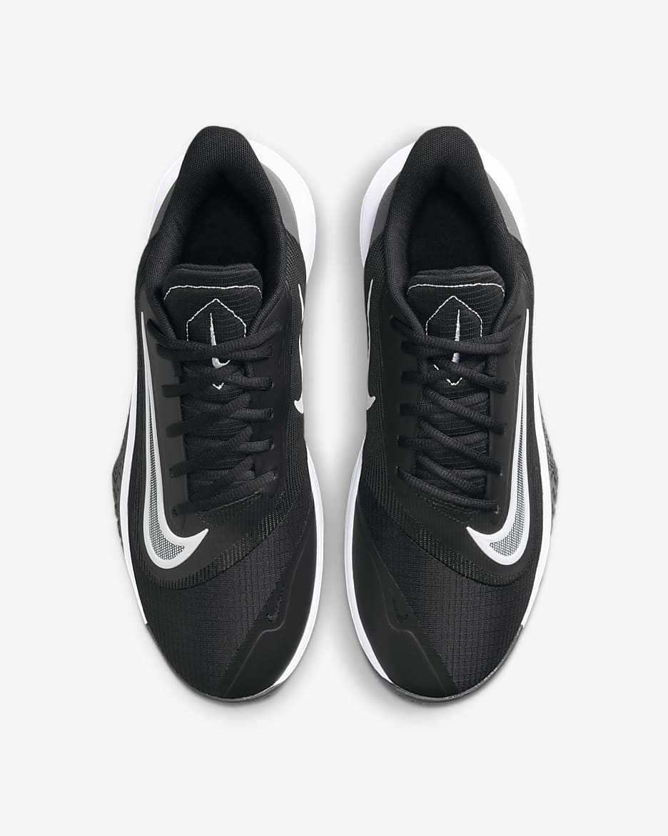 Buty do koszykówki Nike Precision 7 - Czerń/Iron Grey/Smoke Grey/Biel