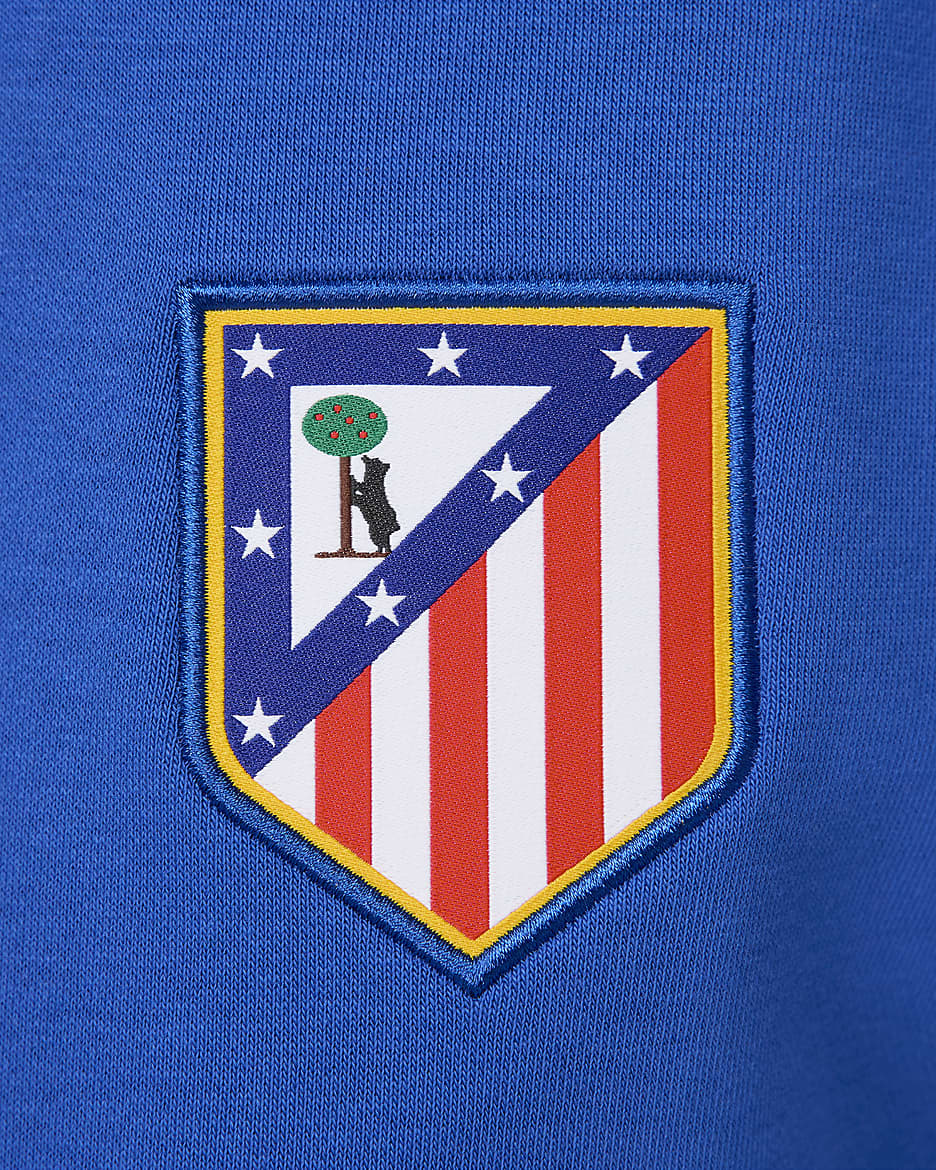 Atlético Madrid (hjemmedrakt) Nike fotballjoggebukse i frotté til herre - Game Royal/Light Crimson