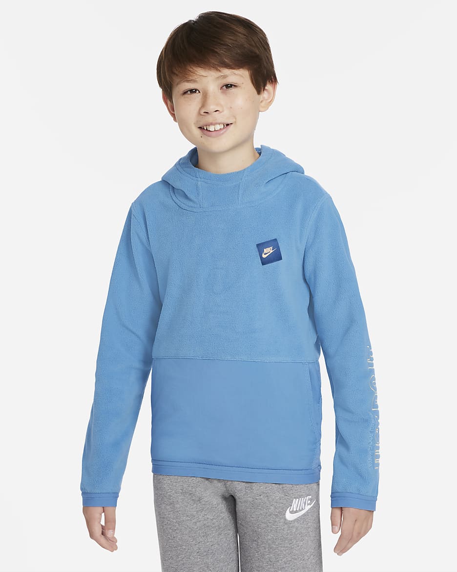 Nike Sportswear Big Kids' (Boys') JDI Winterized Top - Dutch Blue/Court Blue