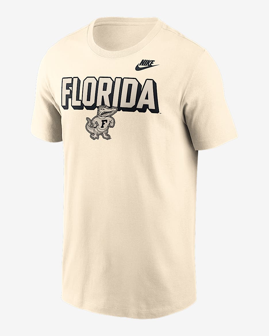 Florida Team Bold Men's Nike College T-Shirt - Natural
