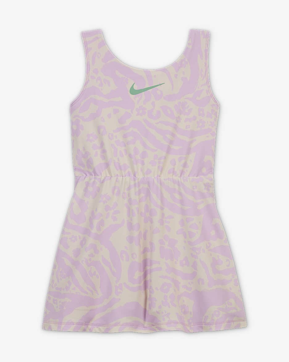 Vestido de moda Wild Flower para bebé (12 a 24 meses) Nike Dri-FIT - Leche de coco