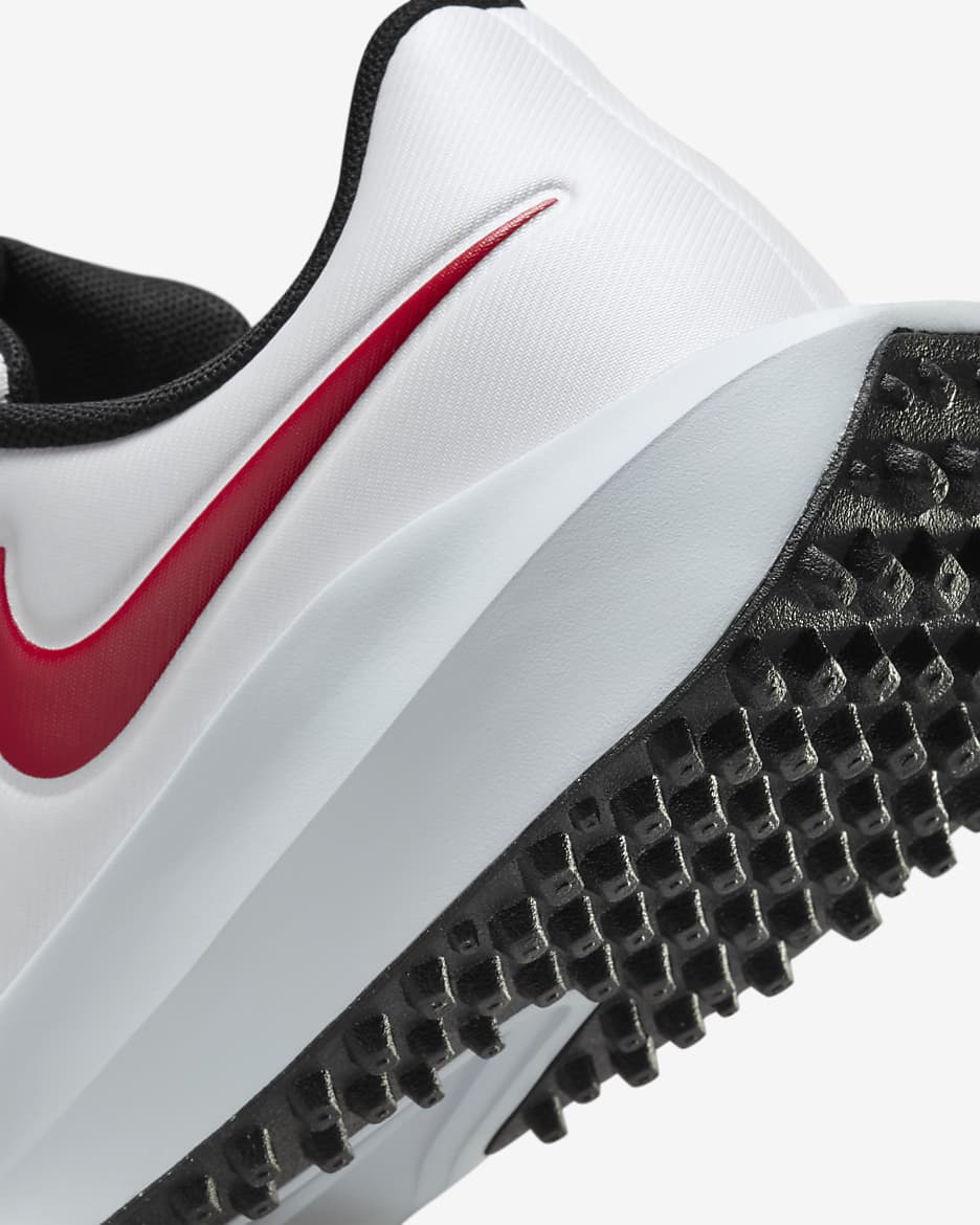 Tenis de golf (anchos) Nike Infinity G NN - Blanco/Platino puro/Negro/Rojo universitario