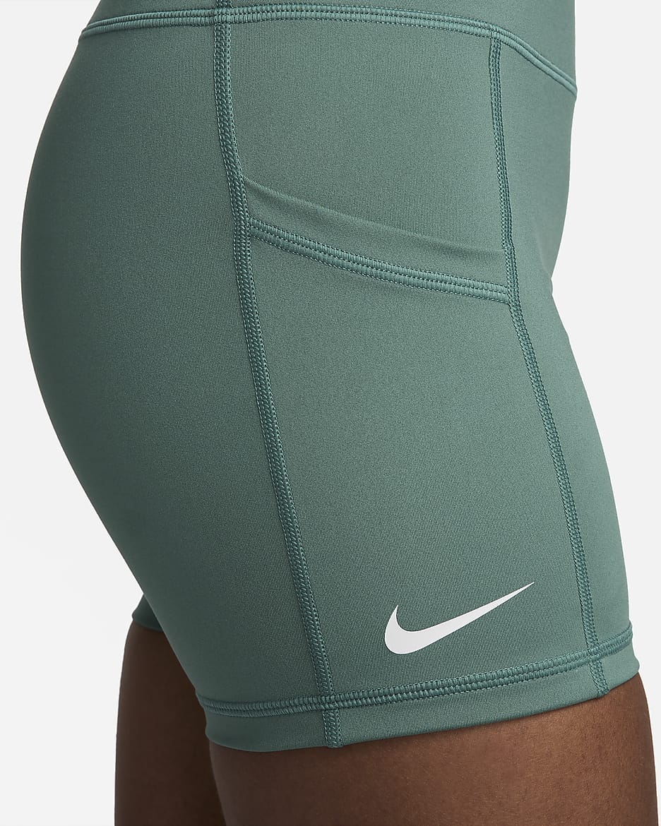 NikeCourt Advantage Dri-FIT-Tennisshorts für Damen - Bicoastal/Weiß