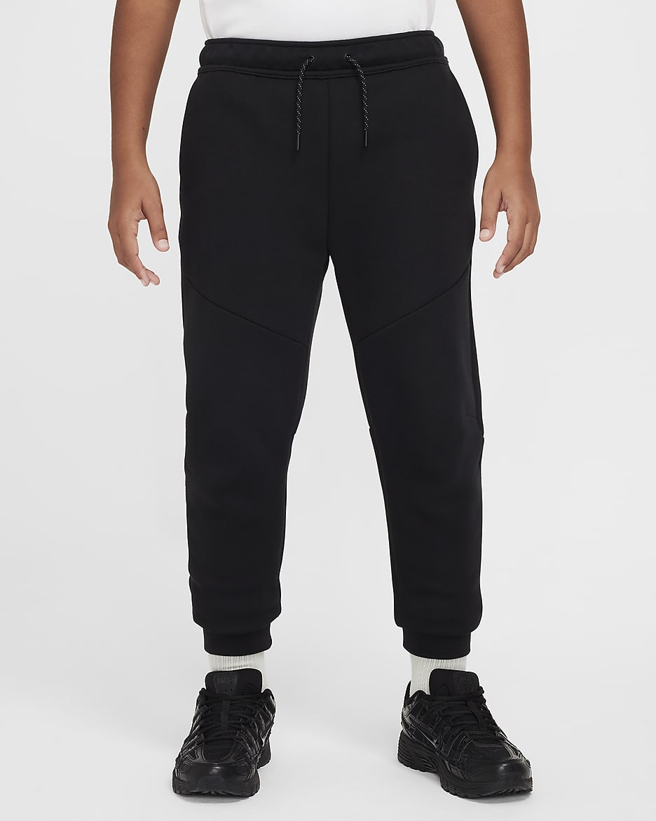 Kalhoty Nike Sportswear Tech Fleece pro větší děti (chlapce) - Černá/Černá/Černá