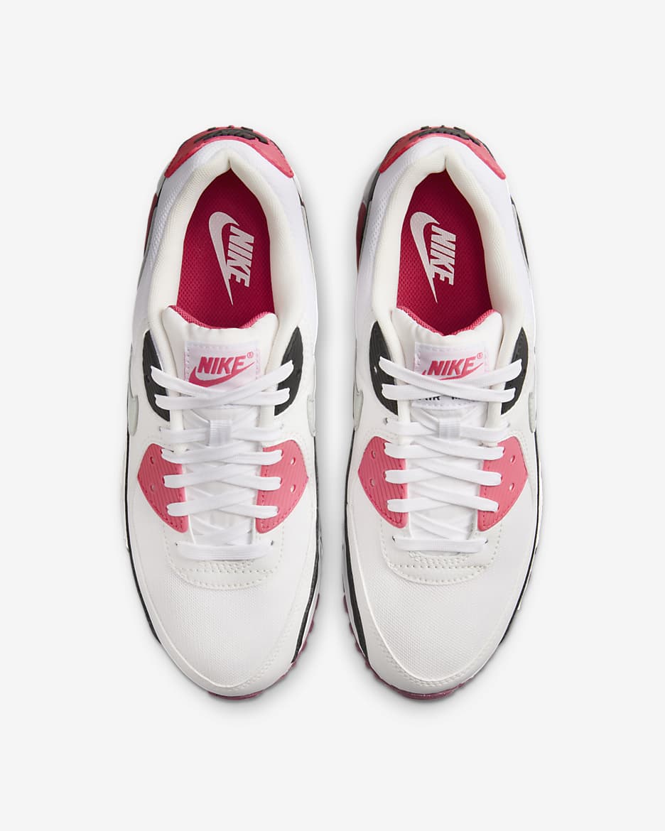 Nike Air Max 90 Damenschuh - Weiß/Aster Pink/Schwarz/Light Silver