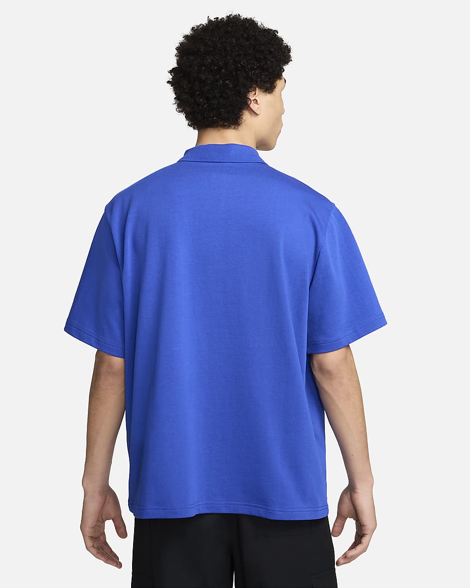 FFF Polo oversize Nike Football - Hombre - Azul brillante/Club Gold