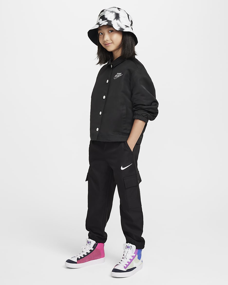 Nike Sportswear Little Kids' Cargo Pants - Black