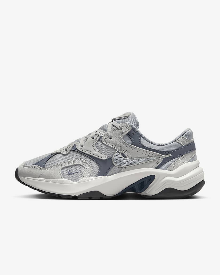 Tenis para mujer Nike AL8 - Gris lobo/Carbón claro/Tinte platino/Plata metalizado