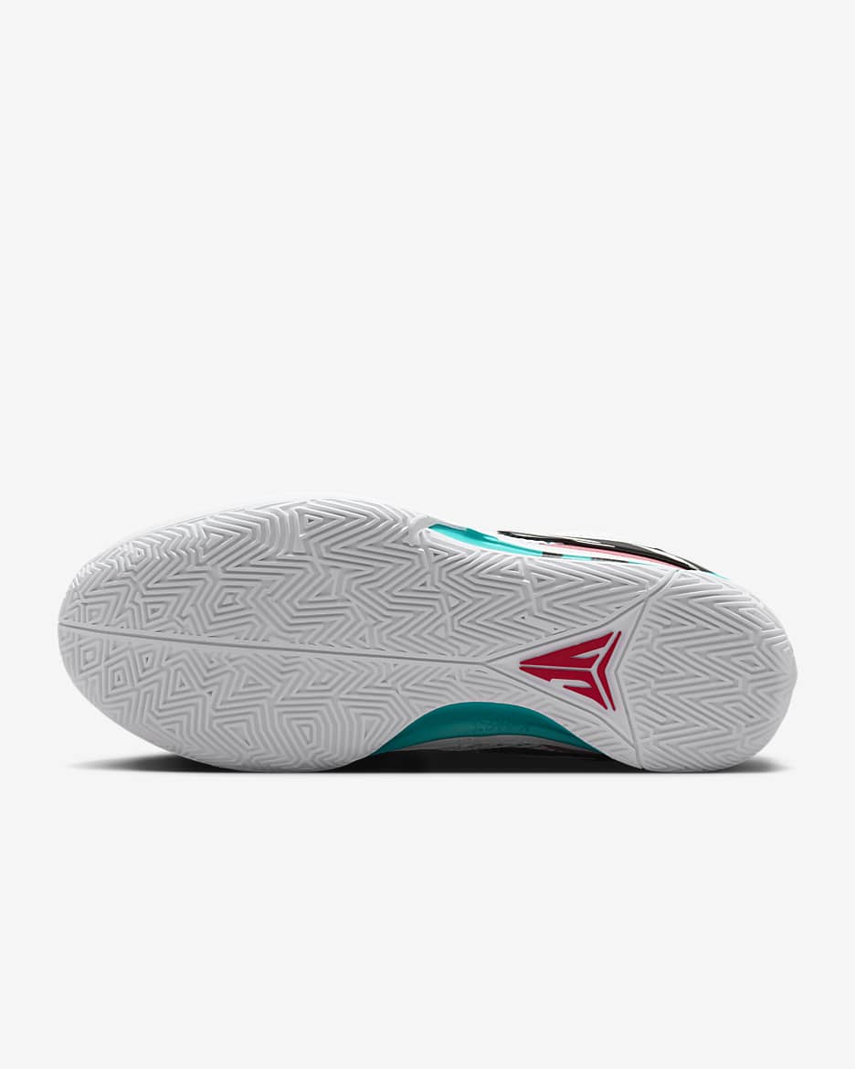 Ja 1 "Scratch" EP Basketball Shoes - White/Turbo Green/University Red/Black