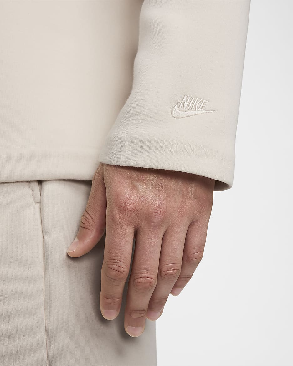 Polo para hombre Nike Tech Fleece Reimagined - Marrón verdoso claro/Marrón verdoso claro