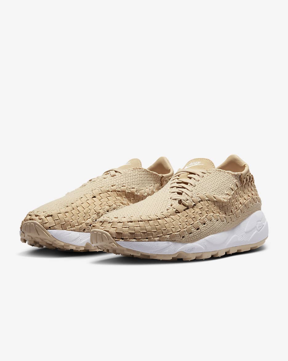 Nike Air Footscape Woven Women's Shoes - Sesame/White/Phantom