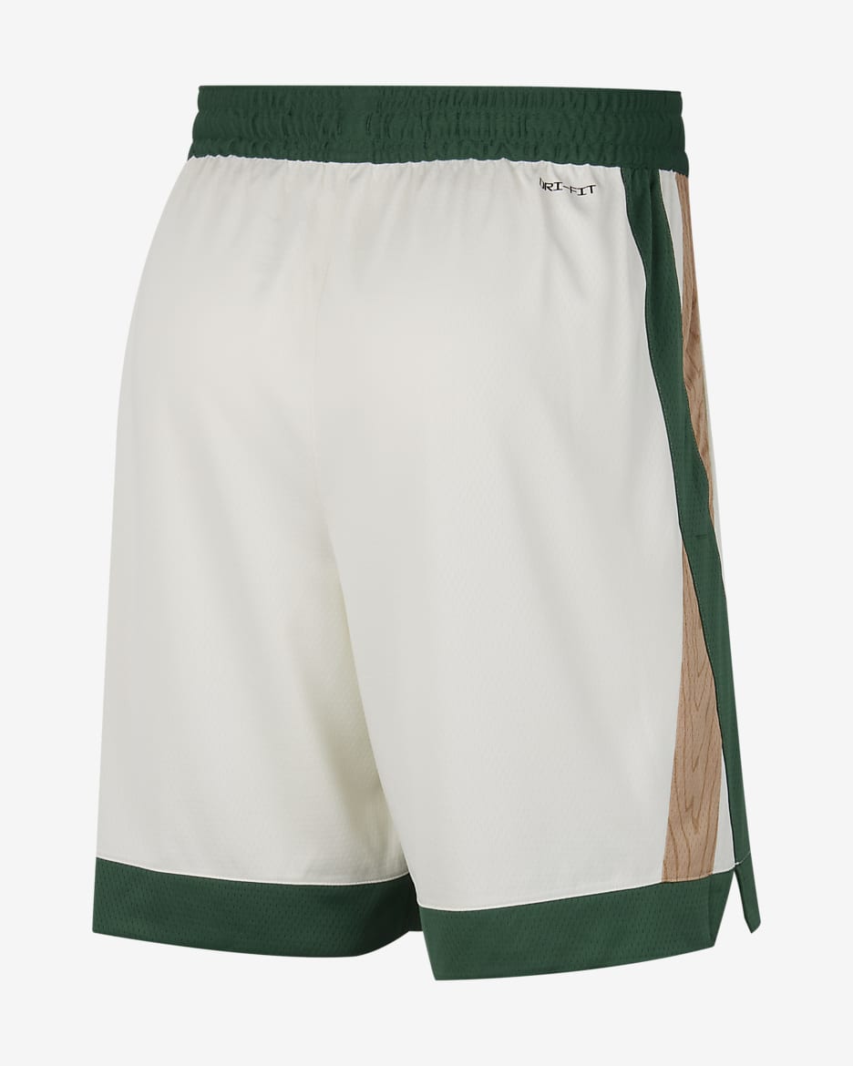 Boston Celtics 2023/24 City Edition Men's Nike Dri-FIT NBA Swingman Shorts - Sail/Gorge Green