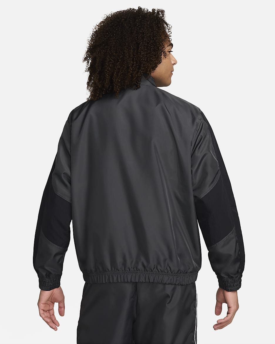 Track jacket in tessuto Nike Air – Uomo - Dark Smoke Grey/Nero