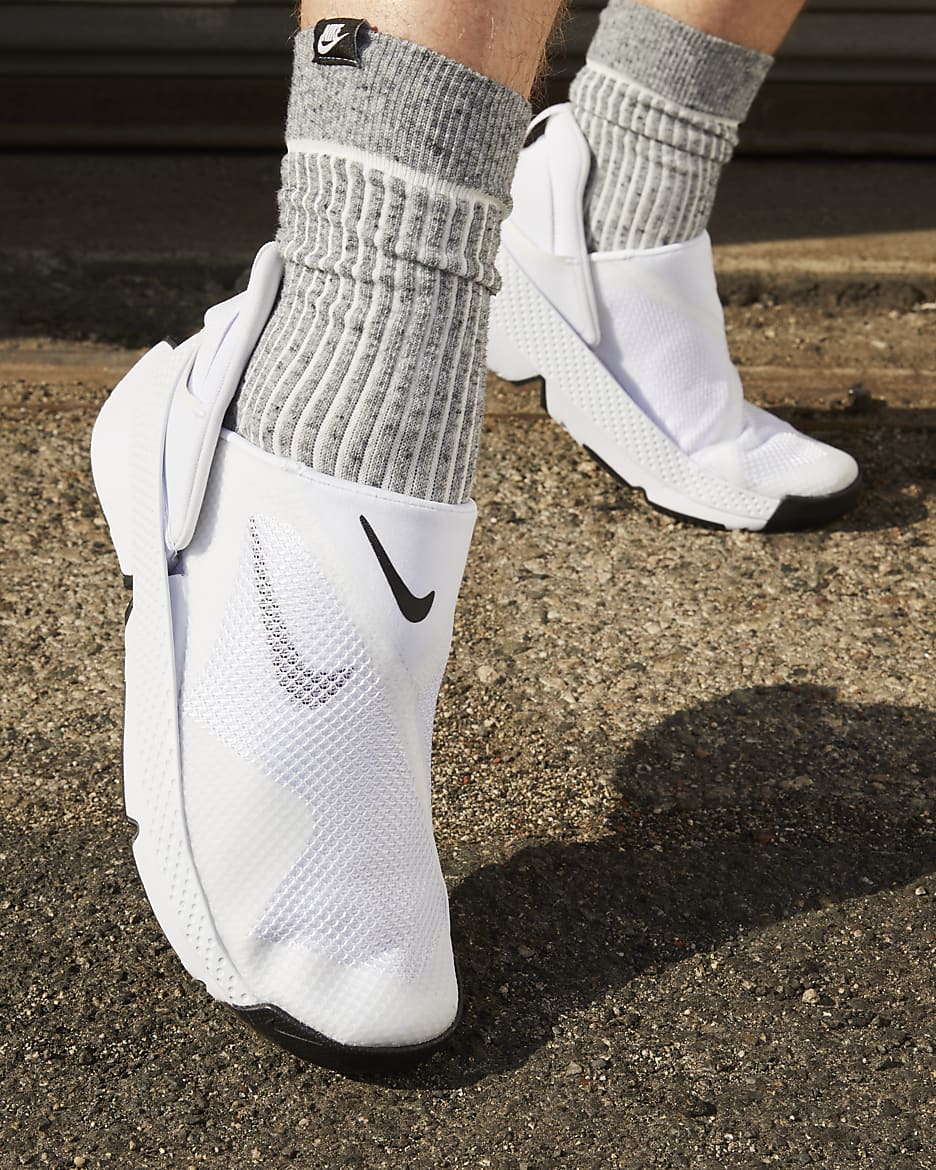 Nike Go FlyEase Sabatilles fàcils de posar i de treure - Blanc/Negre