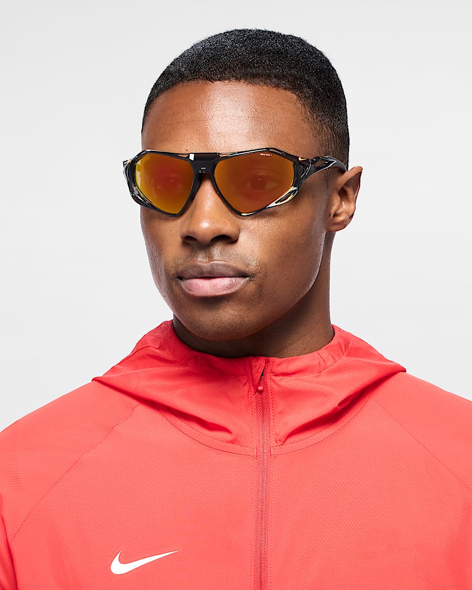 Nike Zeus Rise Road Tint zonnebril - Smoke Grey/Total Orange/Total Orange