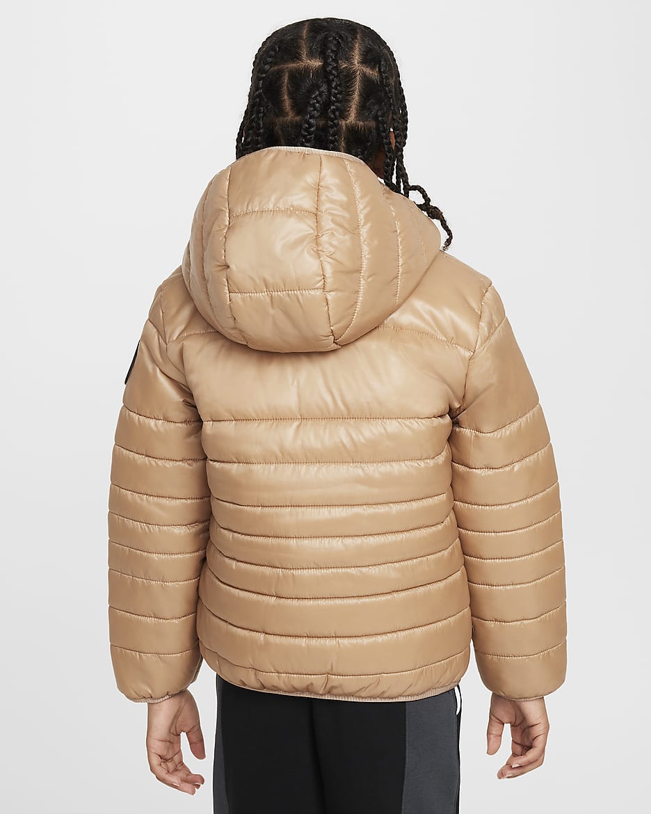 Nike Little Kids' Filled Quilted Jacket - Hemp