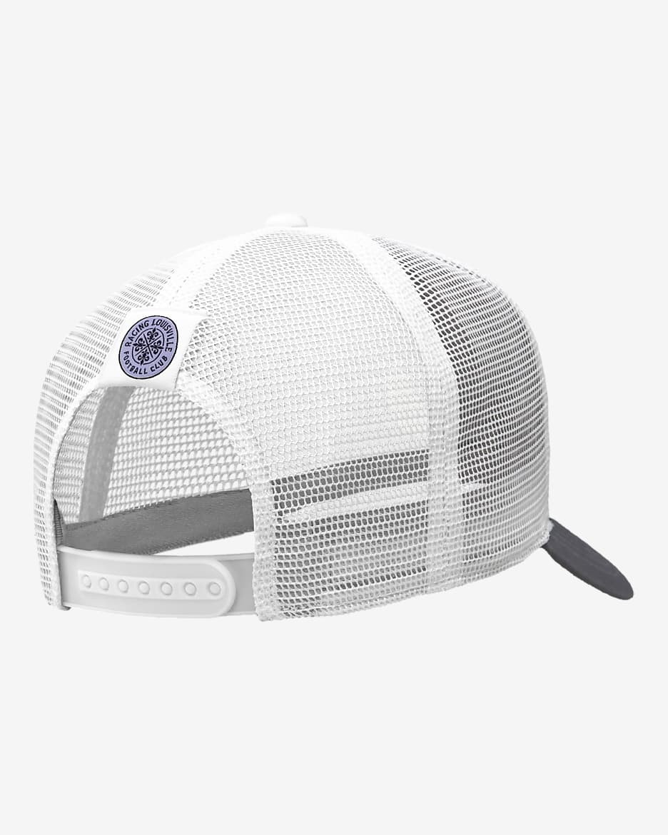 Gorra de rejilla Nike NWSL Racing Louisville FC - Blanco