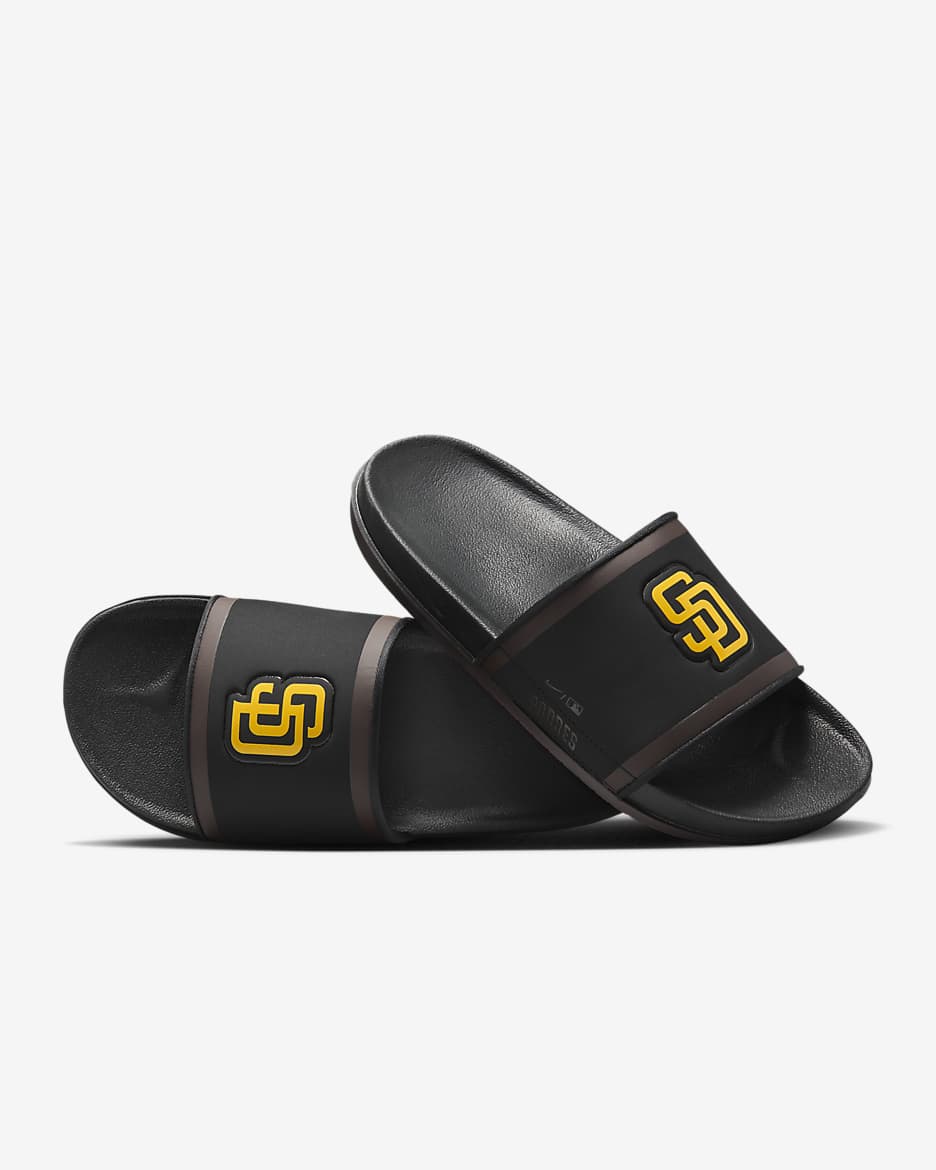 Nike Offcourt (MLB San Diego Padres) Slide - Black/Dark Cinder/Amarillo