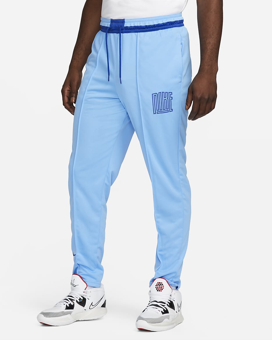 Pantalones de básquetbol para hombre Nike Dri-FIT - Azul universitario/Azul universitario/Azul eléctrico/Azul eléctrico