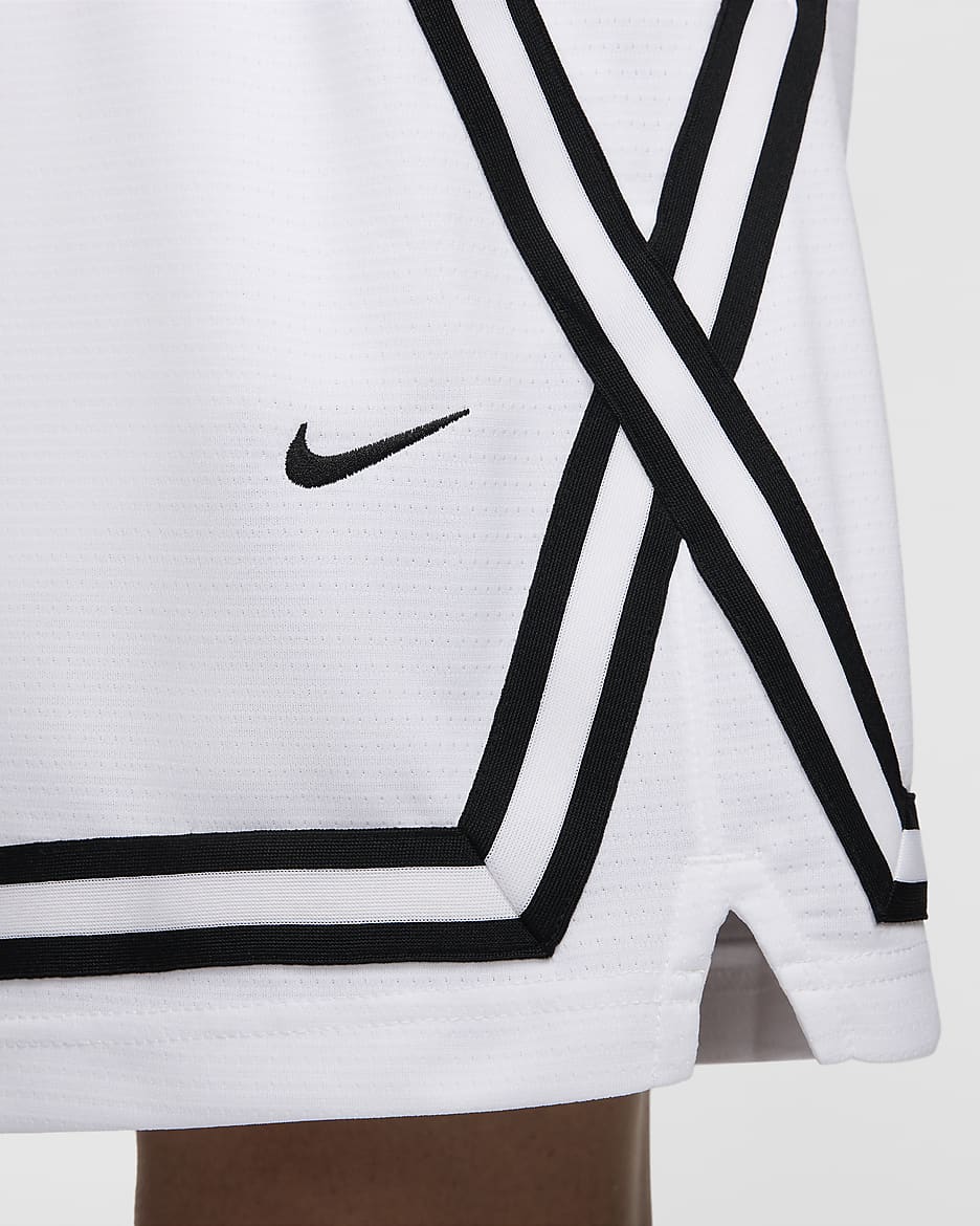 Nike Crossover Women's Dri-FIT 7" Basketball Shorts - White/Black/Black